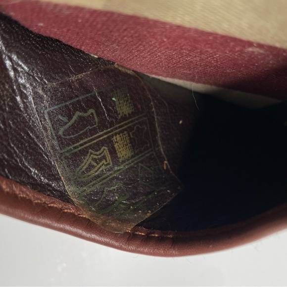 Burberry Tricolor Canvas And Leather Ankle Wrap Espadrille Flats Size 40 - Picture 10 of 16